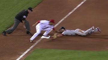 STL@CIN: Carpenter safe at third, call confirmed