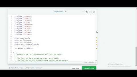 birthday cake candles | hackerrank solution in c