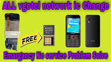 All vgotel network problem Solve vgotel i12 no service emargancy problem Fix #network ic change