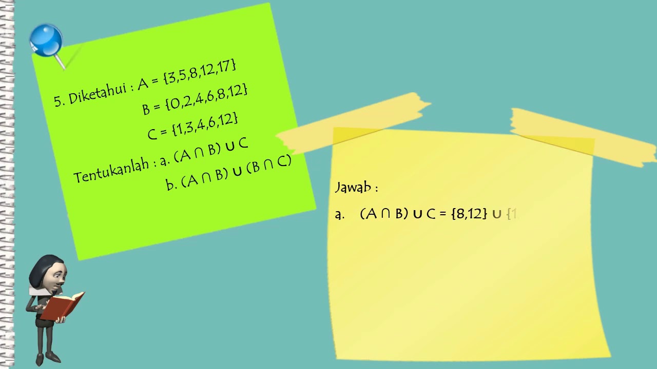Matematika Vii Contoh Soal Himpunan Youtube
