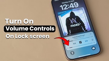 How to Turn On Volume Control on the Lock Screen of iPhone?