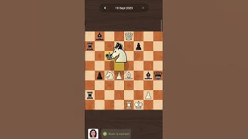 Chess.com 10 September Daily puzzle #chessforfun #shorts #chesstricks #rookiechess #shorts2023