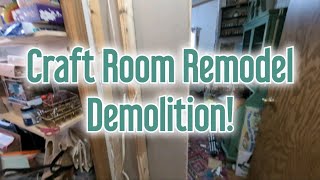 Extreme Declutter Studio Remodel Days 3 &amp; 4 Clearing Out &amp; Cleaning Up The Craft Room