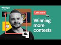 Winning more 99designs contests