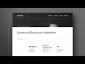 Website Sektion und Footer überscrollen Effekt – Anleitung