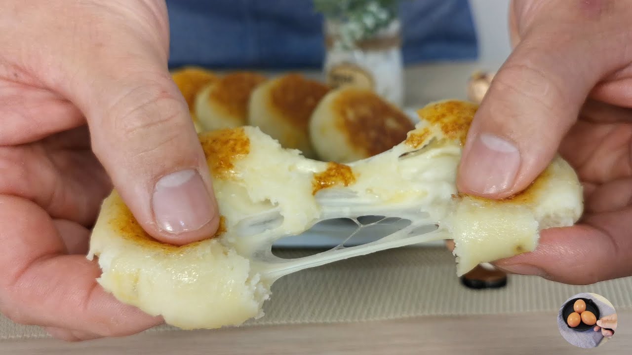 Potato Cheese Pancake: Korean 
