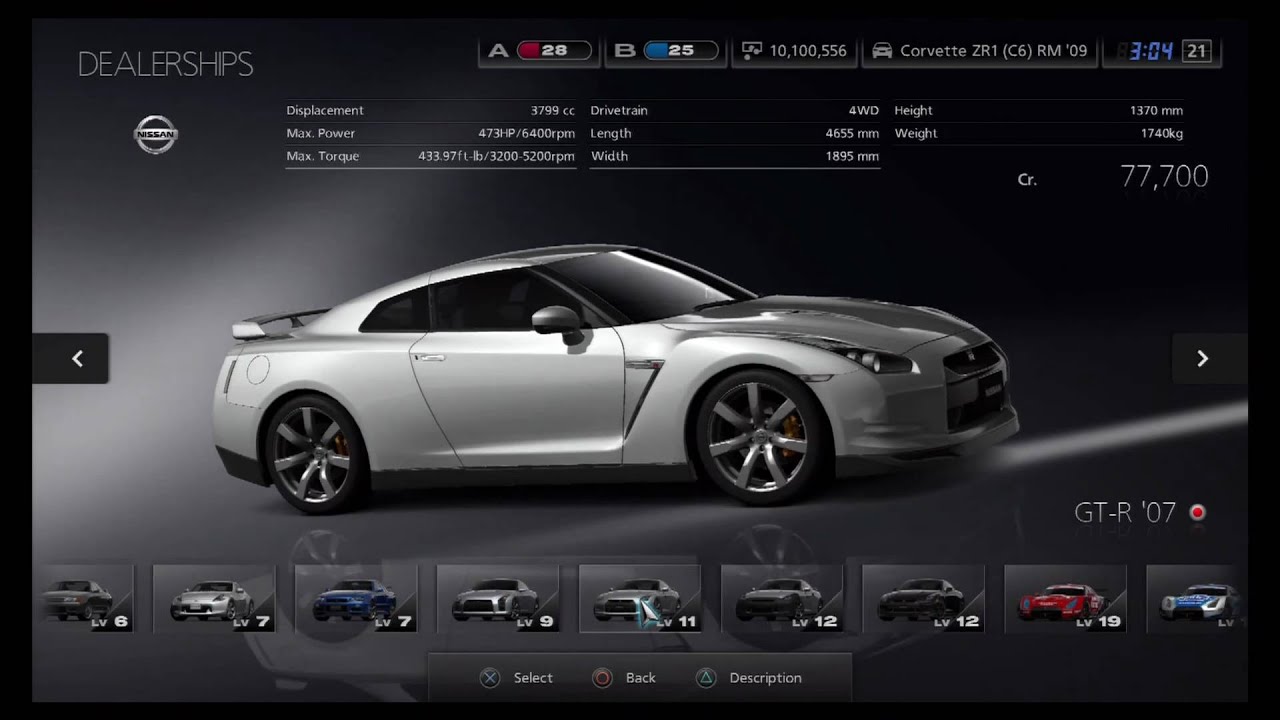 Racing Nissan GT-R R35 - Gran Turismo 5