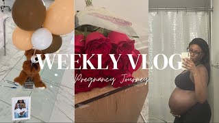 34-36 Week VLOG | BABY SHOWER! Officially over it... BIRTH VLOG coming soon!