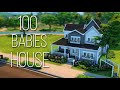 The Sims 4 Дом для челленджа 100 детей || Строительство NO CC