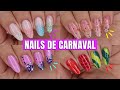 UNHAS DECORADAS FÁEIS PARA O CARNAVAL 2023