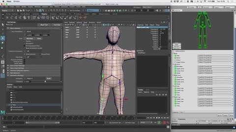 animation games art tutorial Maya to unity rigging workflow retargeting/ controls/ animation P1