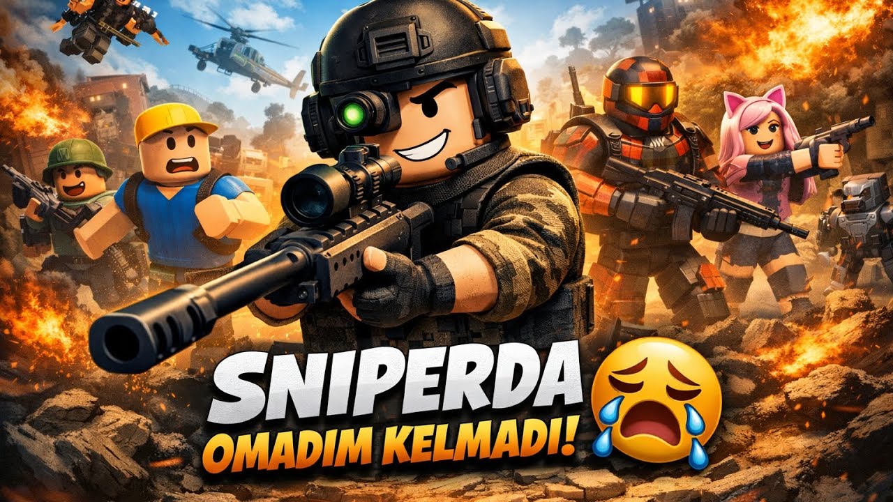 Roblox oynadim Sniper zonada omadim kelmadi 🥺