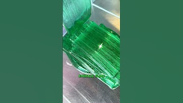 Creating the Perfect Emerald Birthstone Slime for May💚🎂 #birthstone #gemstone #emerald
