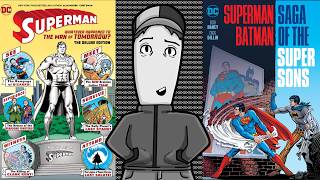 DCs Imaginary Stories & Saga of the Super Sons Comics Short Reviews THE COMPLETE SERIES
Help Support the Channel: https://www.patreon.com/ZCInfinity
All episodes of the YouTube Shorts series DCs Imaginary Stories & Saga of the Super Sons covering all stories of both in one compilation video! Enjoy the Silver/Bronze Age What If tales of DCs famous heroes, now with the ability to slow the commentary down if you wish!
Elseworlds is the publication imprint for American comic books produced by DC Comics for stories that take place outside the DC Universe canon. Elseworlds publications are set in alternate realities that deviate from the established continuity of DCs regular comics. The Elseworlds name was trademarked in 1989, the same year as the first Elseworlds publication. DCs Imaginary Stories & Saga of the Super Sons Comics Short Reviews THE COMPLETE SERIES