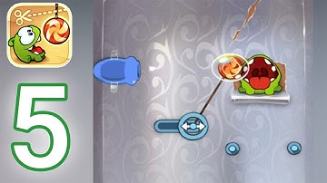 Cut The Rope - Gameplay Walkthrough Part 5 - Foil Box Level 1 - 15 Completed - (iOS, Android)