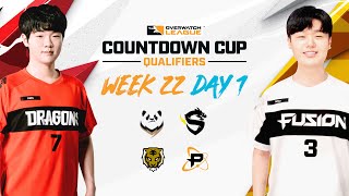 Overwatch League 2022 Season | Countdown Cup Qualifiers | Week 22 Day 1 — East