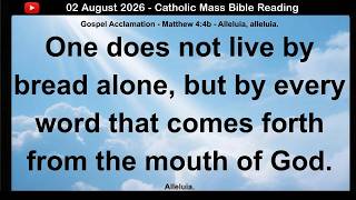 2 August 2026 - Catholic Mass Bible Reading
