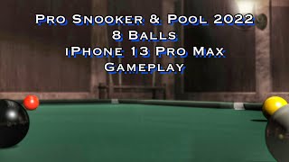 Pro Snooker & Pool 2022 (Apple Arcade) - 8 Balls - iPhone 13 Pro Max Gameplay screenshot 3