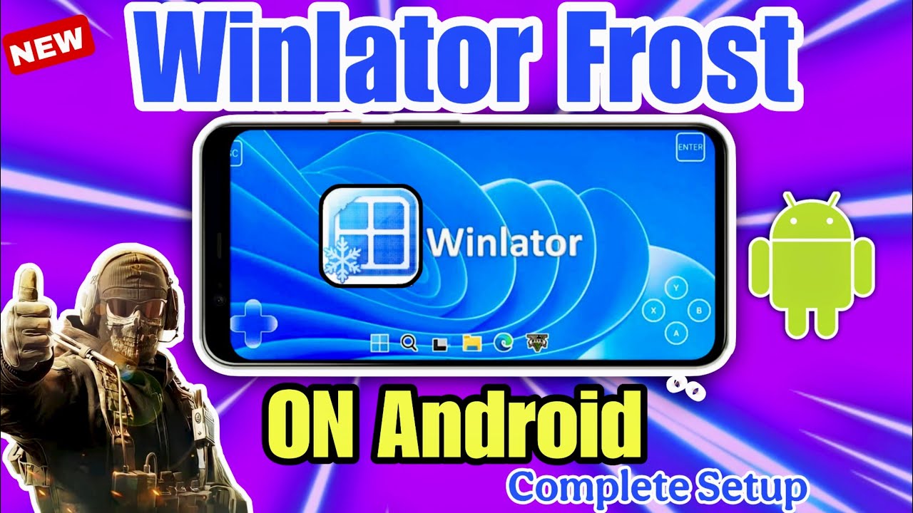NEW 🔥 WINLATOR FROST ANDROID SETUP/120 FPS SETTING / GAMEPLAY | BEST WINDOWS EMULATOR