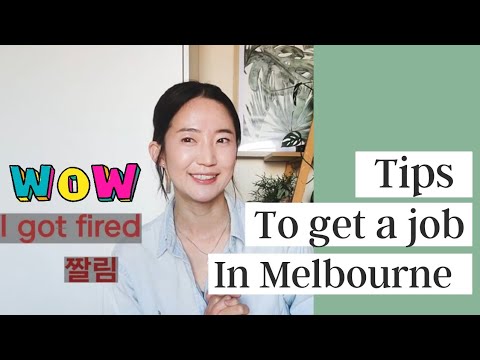 Tips to get a job in Melbourne / Australia