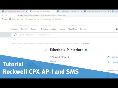 Rockwell CPX-AP-I IO-Link and SMS Setup