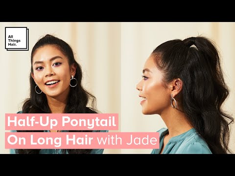 Half-Up Ponytail | Long Hair Hairstyles