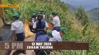 DD News Mizoram - Zoram Thlirna | 13 May 2024 | 5 PM