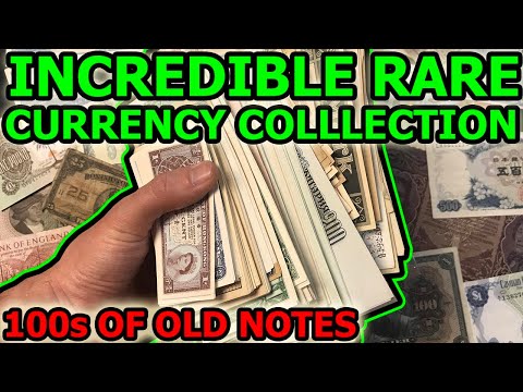 INSANE VALUABLE World Banknote Search w/Rare u0026 Old Paper Currency - Collection Unboxing