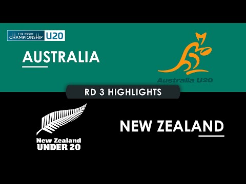 HIGHLIGHTS | AUSTRALIA v NEW ZEALAND | The Rugby Championship U20 2024 | Round 3