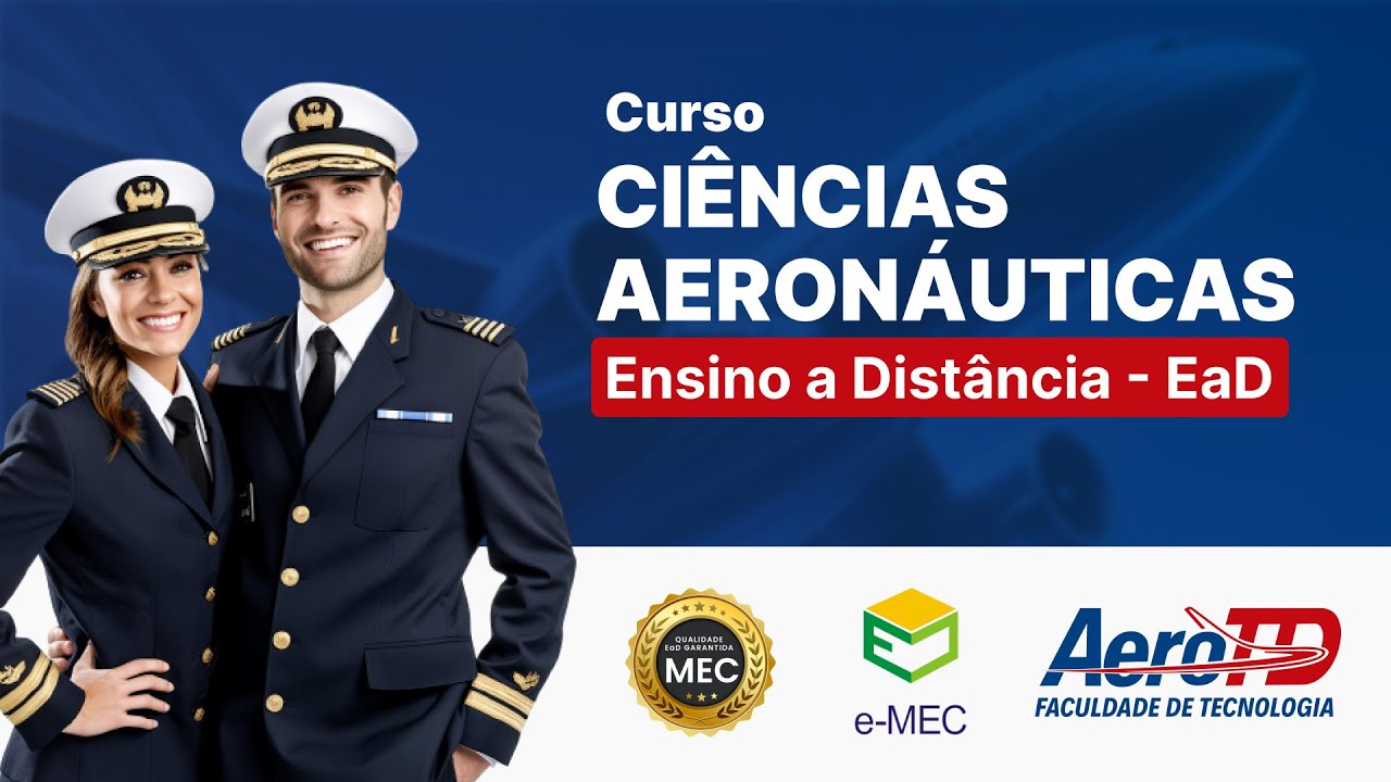 Curso de Ciências Aeronáuticas EaD - Ensino a Distância - YouTube