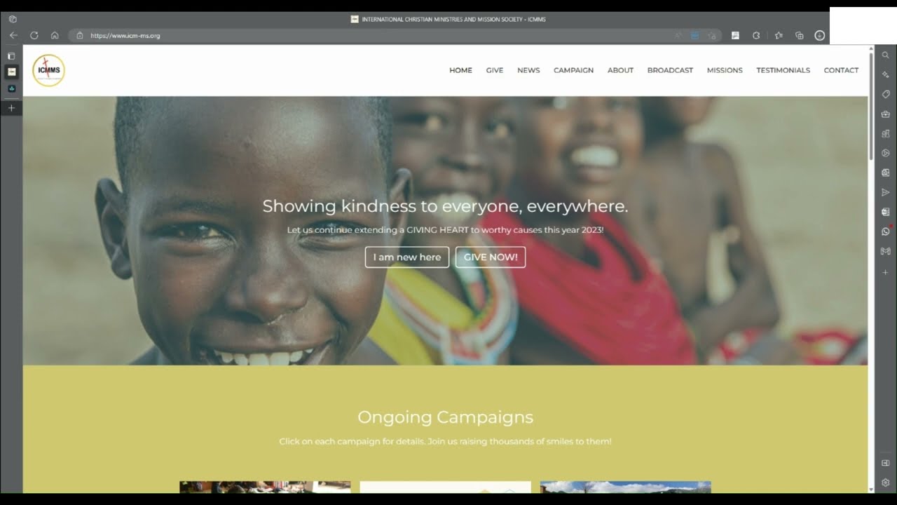 ICMMS Tutorial- How To Make A Campaign Pledge