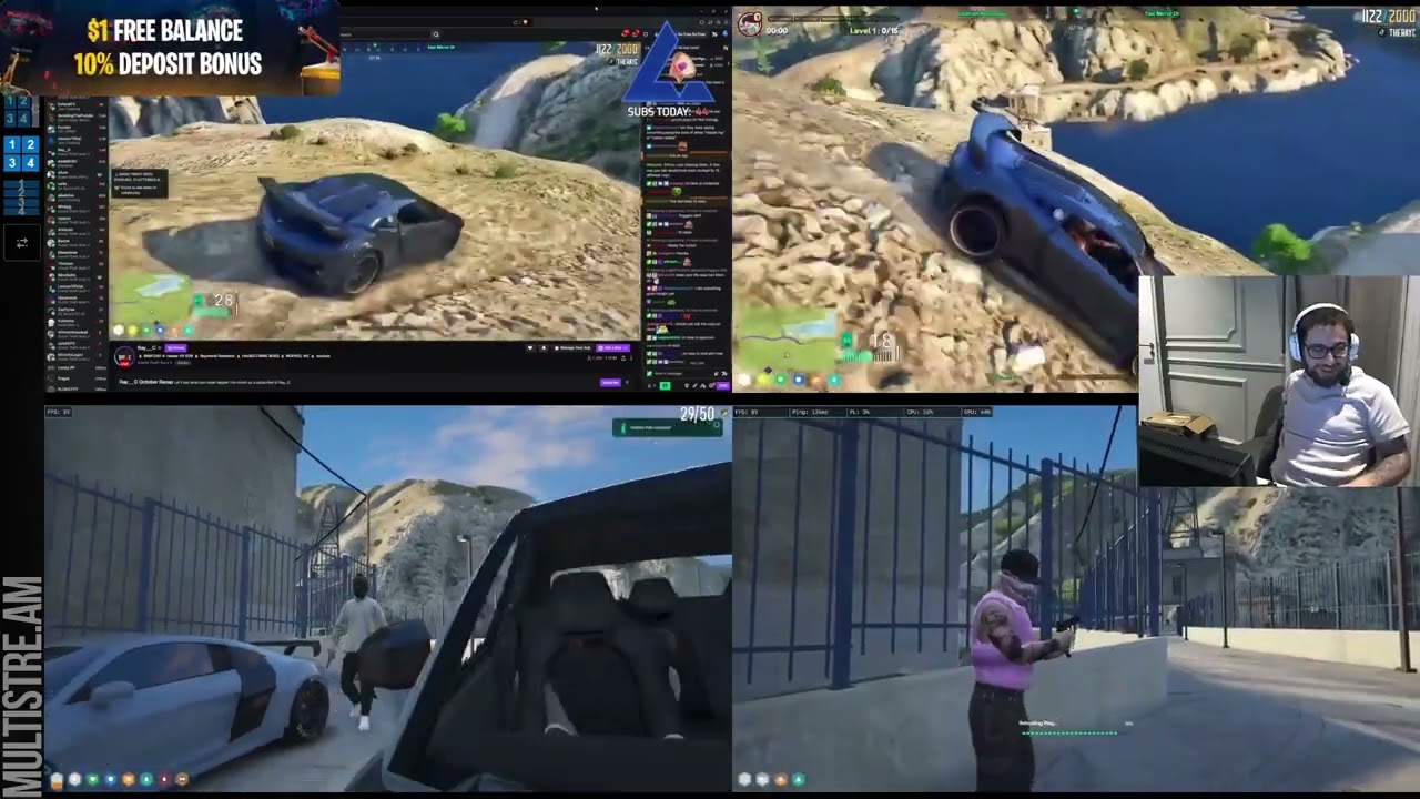 SOB vs Hades at Mirror Park. (Multiple live reactions) | GTA NoPixel 4.0