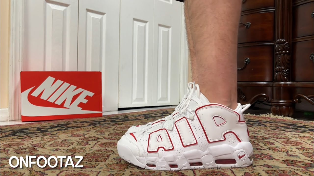 NIKE AIR MORE UPTEMPO  white /red 2021