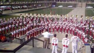 Iowa State University Varsity Marching Band - Tune up 09122009