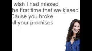 Jar of hearts - Glee (Lyrics)