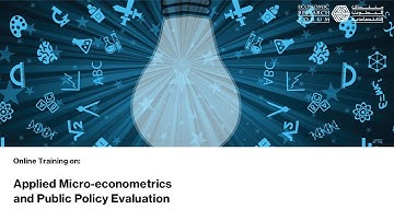 Online Training Workshop on Applied Micro-econometrics and Public Policy Evaluation - Day4