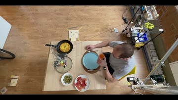 Automated architectural cable robot model