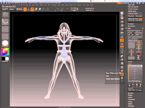 how to rig a model in zbrush