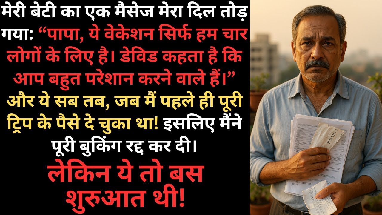 मैंने छुट्टी के सारे पैसे दिए, लेकिन वो मुझे साथ नहीं ले गए, तो मैंने सब कैंसल कर दिया… और फिर...