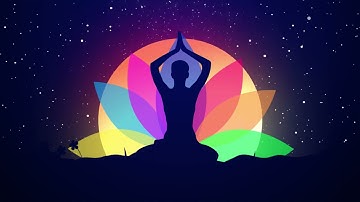 Yoga Background With Glowing Particle | No Copyright Meditation Video | No Copyright Stock Video