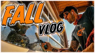 FALL WINDOW CLEANING VLOG | FLIQ ISSUES | POWER WASHING