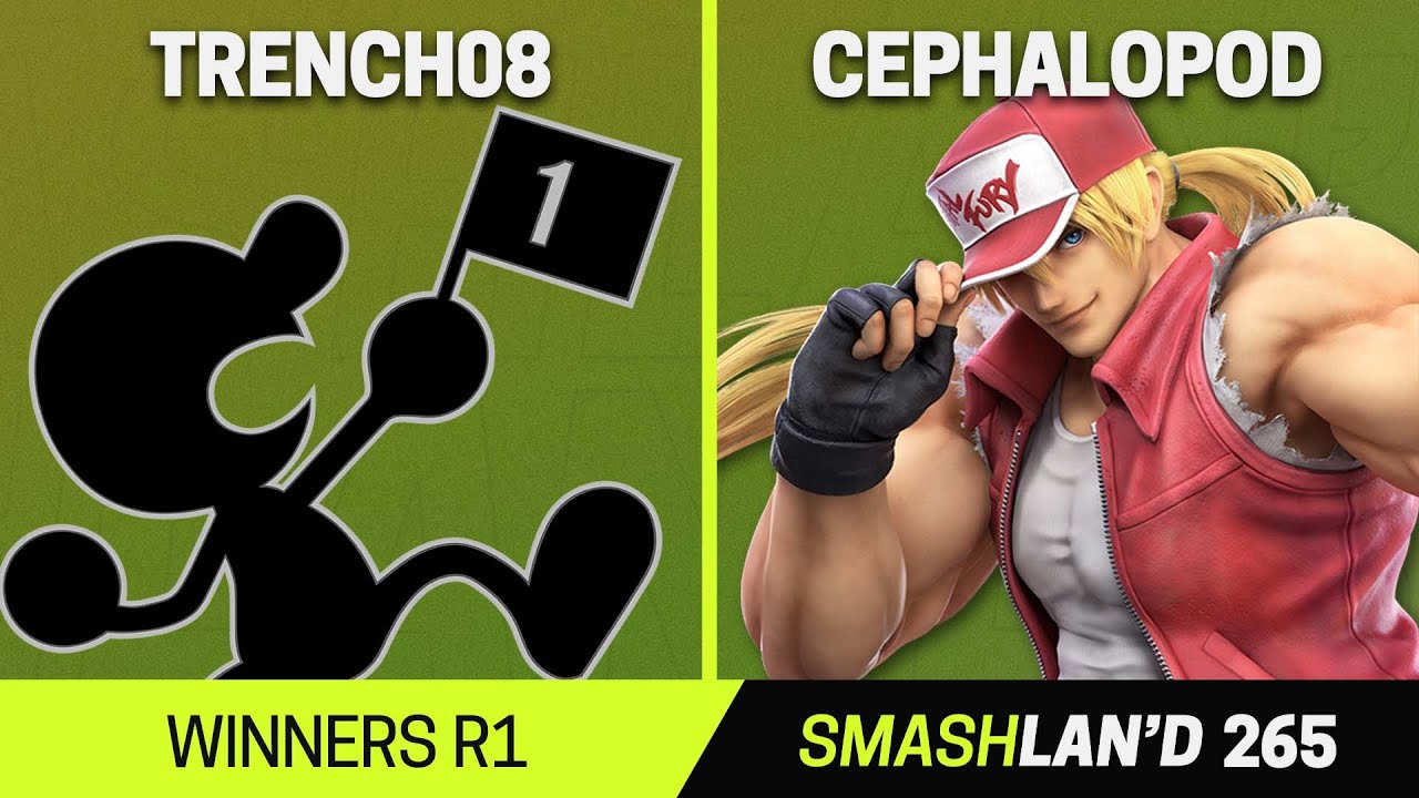 SmashLAN'd 265 Winners R1 - Trench08 (Mr. Game & Watch) vs Cephalopod (Terry) - SSBU Tournament