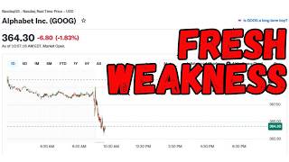 ALPHABET STOCK : FRESH WEAKNESS | GOOG STOCK