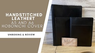 Handstitched LeatherT A5 and A6 Hobonichi Covers Unboxing!