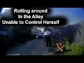 Officers find a Woman Rolling Round in an Alley