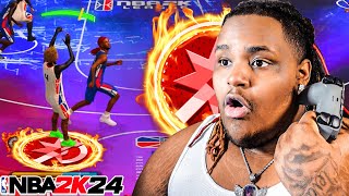 MY NEW &quot;SHARPSHOOTING SHOT CREATOR&quot; BUILD IS GAMEBREAKING in NBA 2K24... (BUILD TUTORIAL)