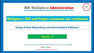 WebSphere, OHS and Plugins CommandLine Installation (Using OnlineRepository and Downloaded Software)