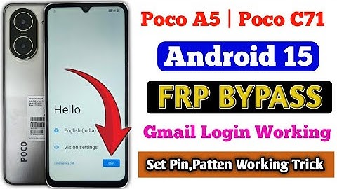  POCO C71 / Redmi A5 | FRP Bypass 2025 | Latest Method | Poco C71 / A5 Android 15 FRP Unlock Tool |