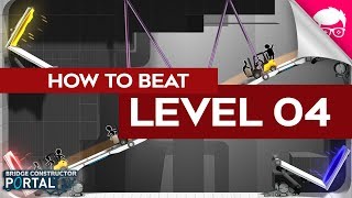 Level 04 Solution | Bridge Constructor Portal