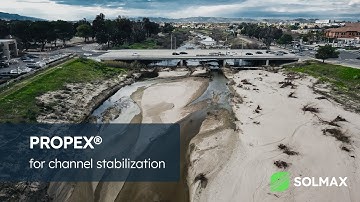 PROPEX for channel stabilization